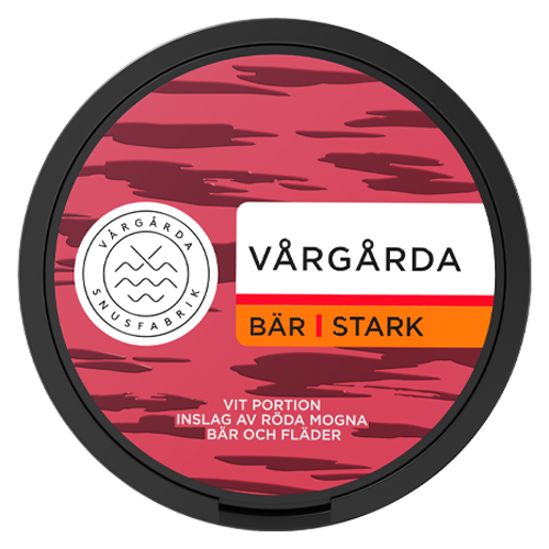 Vårgårda Bär Stark Vit Portionsnus