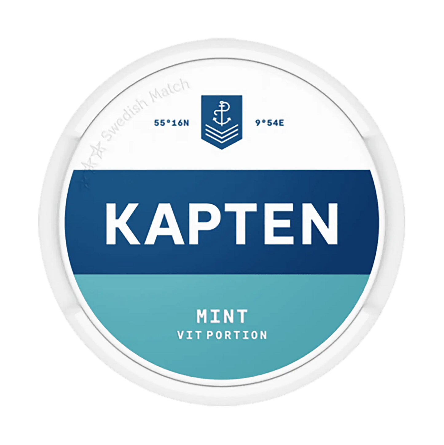 Kapten Mint Vit Portion | Swedish Match