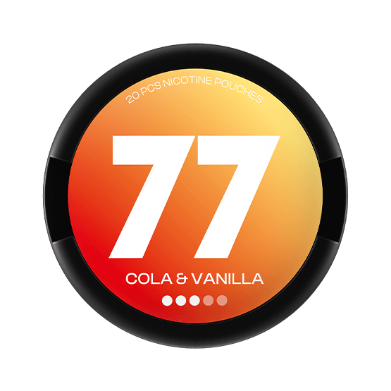 77 Cola & Vanilla Nicotine Pouches 10,4 mg - S3