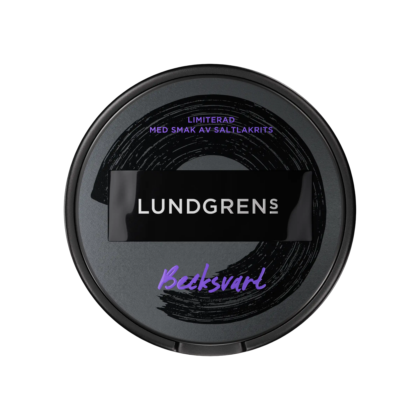 Lundgrens Tobaksnus - Becksvart, Saltlakrits