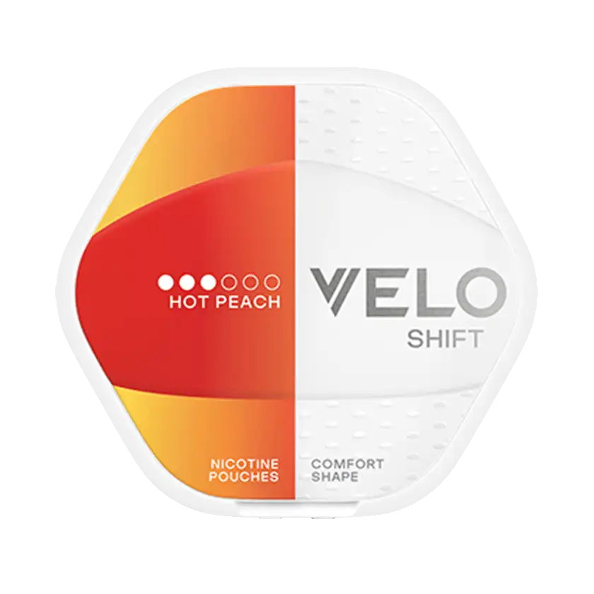 VELO Shift Hot Peach Nicotine Pouches - Snus - S3