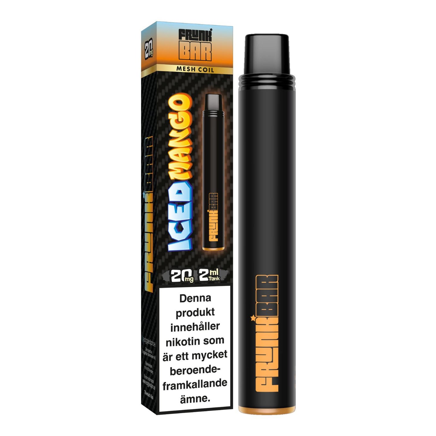 Frunk Bar, Mesh - Iced Mango - Engångs Vape 20mg