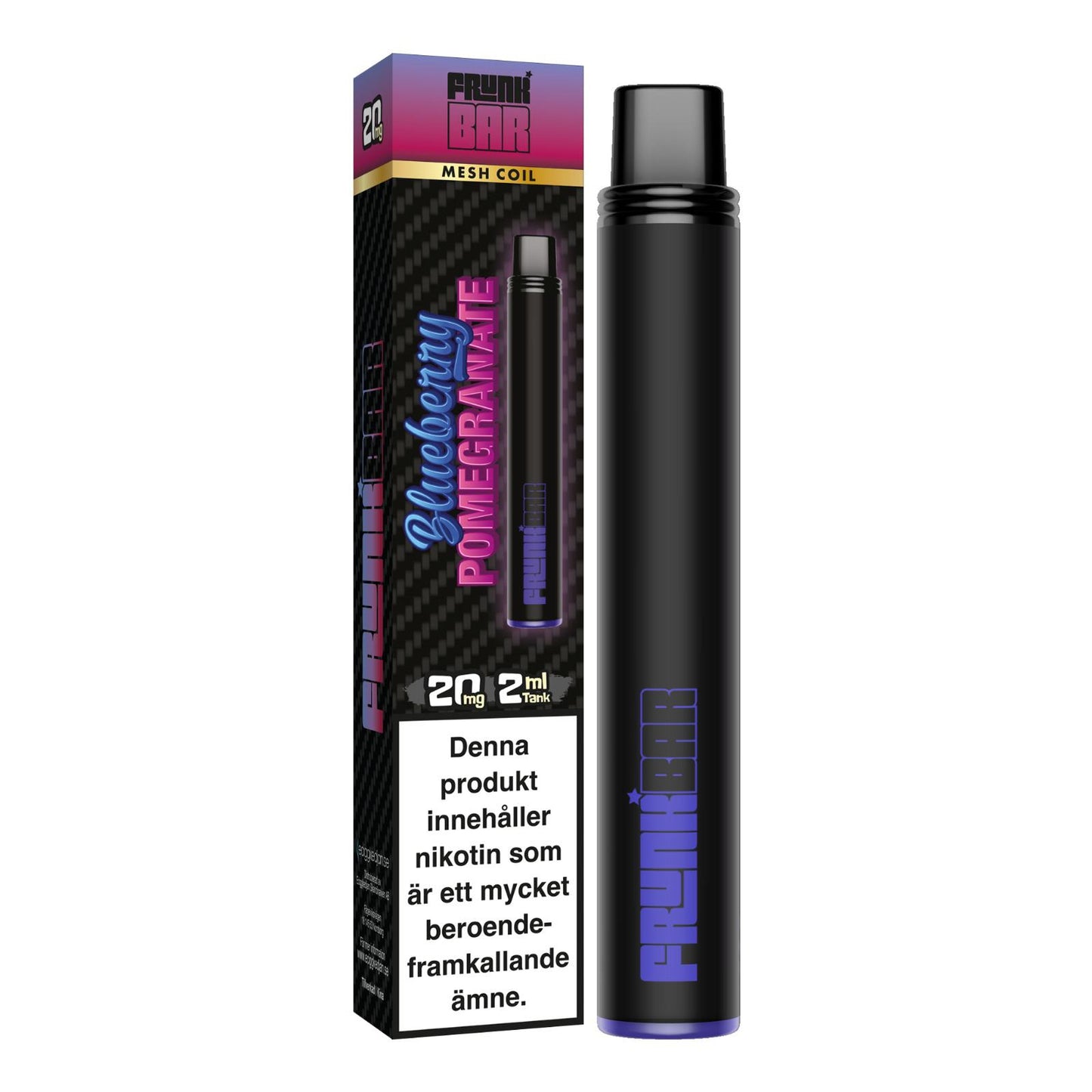 Frunk Bar, Mesh - Blueberry Pomegranate - Engångs Vape 20mg