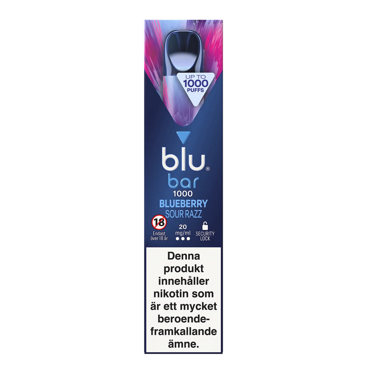 Blu Bar - Blueberry Sour Razz 20mg Vape