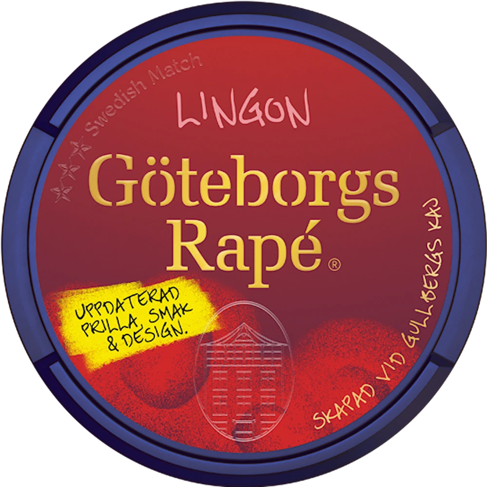 Göteborgs Rapé - Lingon, Vit portion S2 | 17.6 mg 22 prillor