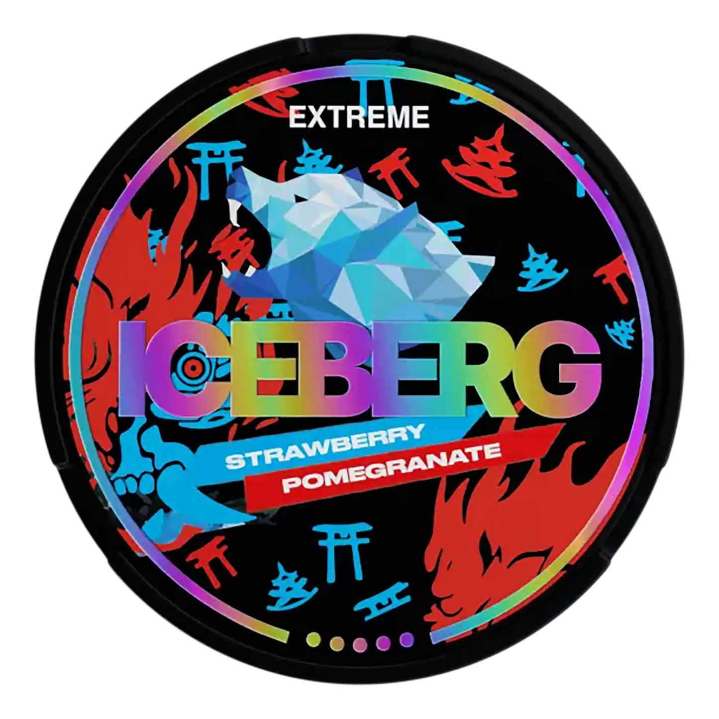 Iceberg Strawberry Pomegranate - Extreme | Vit Snus Nicotine Pouches - 50 mg