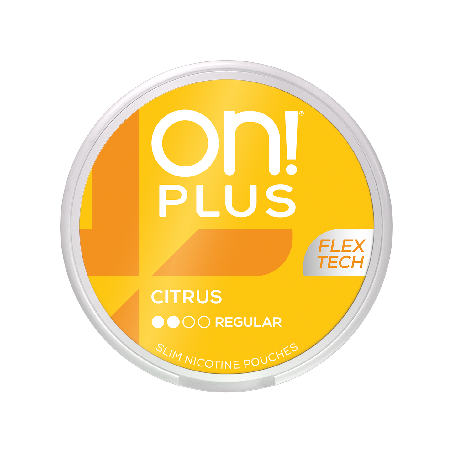 ON! Plus Citrus Regular Slim Nicotine Pouches S2