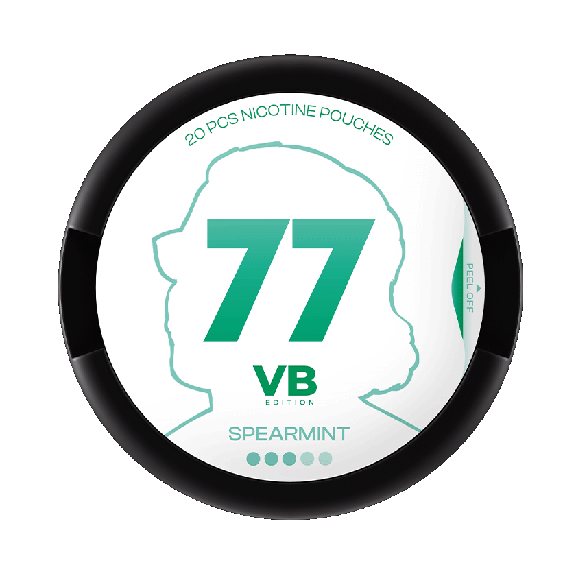 77 VB Edition - Spearmint Nicotine Pouches - S3 (20 pcs)