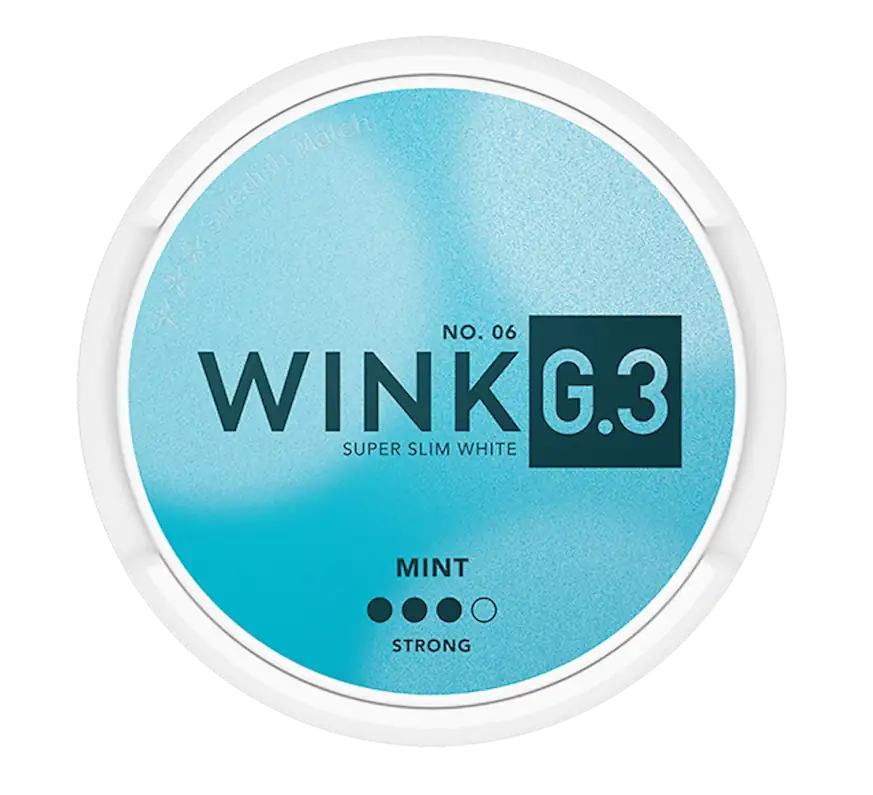 G.3 Wink Mint No6 - Super Slim White - S3 | Swedish Match