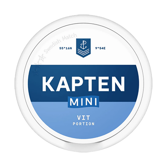 Kapten Mini Vit Portion Strong | Swedish Match