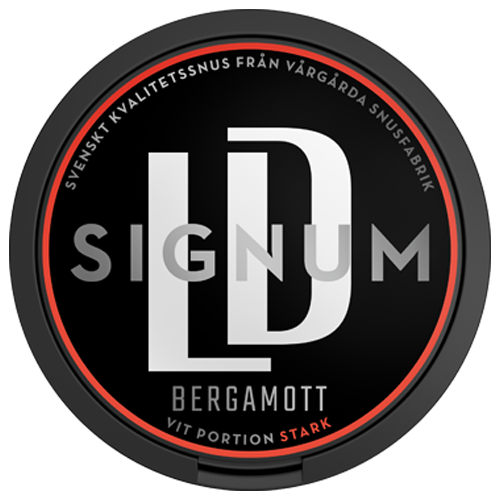 LD Signum Bergamott Vit Stark - portionssnus från Vårgårda Kvarn