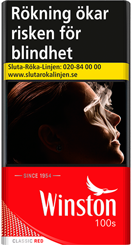 Winston Classic Red 100s, 20 pack | Cigaretter