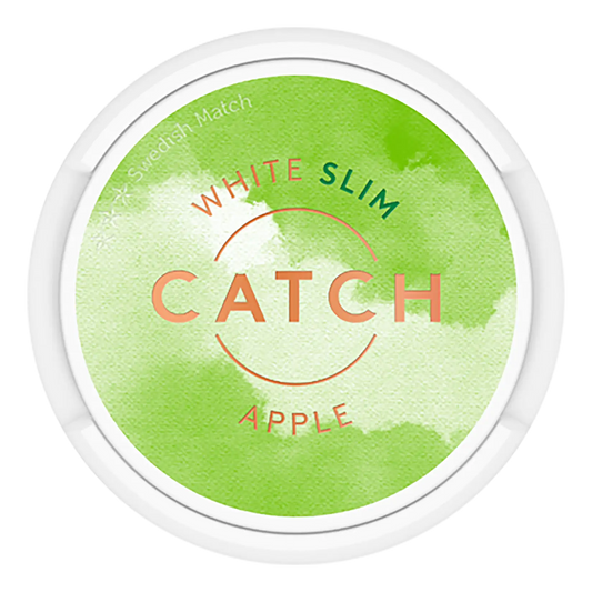 XR Catch Apple slim white - Portionssnus | Swedish Match