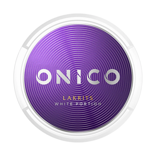 Onico Lakrits - White Portion | Nikotinfritt Snus