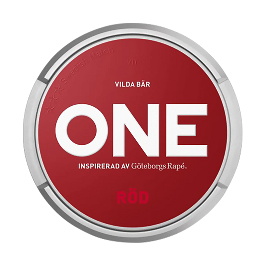 One - Vilda bär, Röd | Inspirerad av Göteborgs Rapé