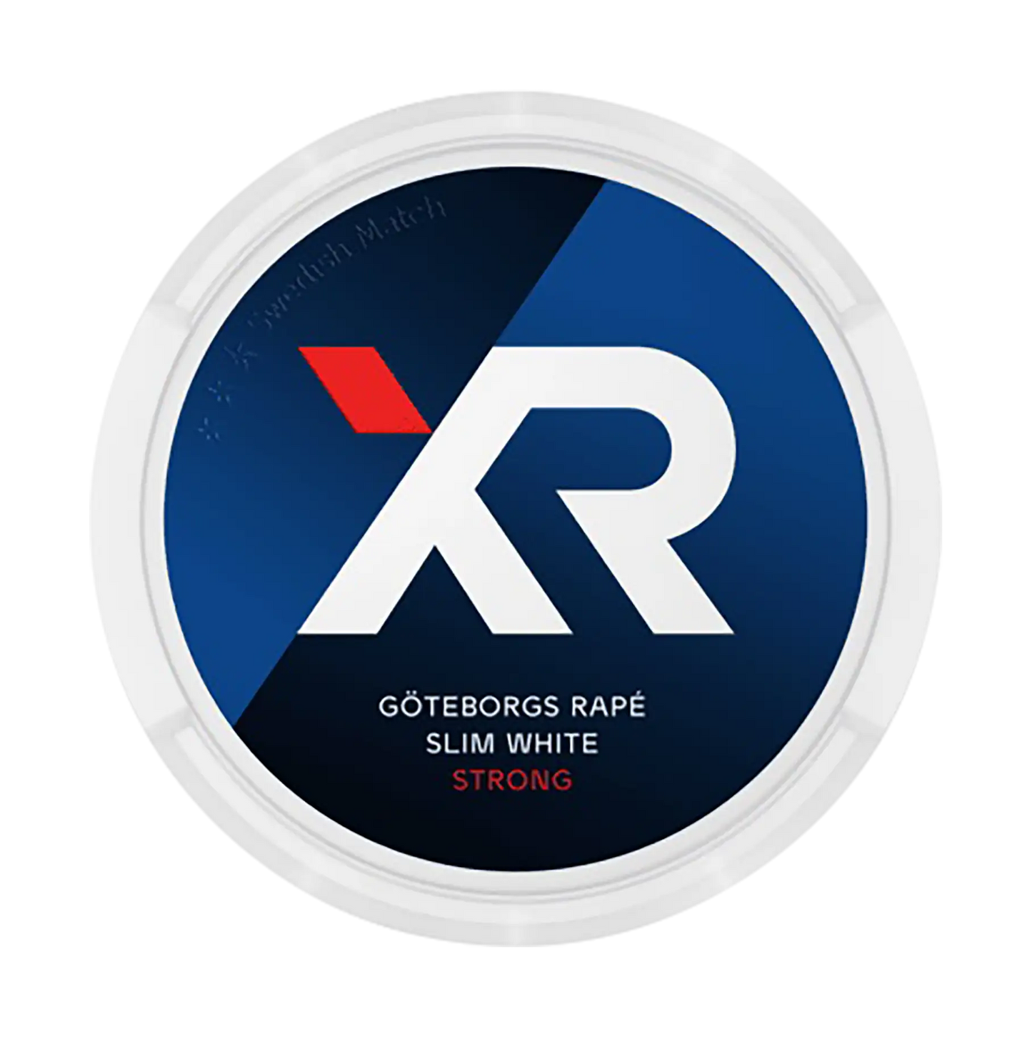 XR Göteborgs Rapé slim white, Strong - Portionssnus | Swedish Match