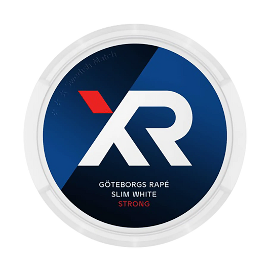 XR Göteborgs Rapé slim white, Strong - Portionssnus | Swedish Match