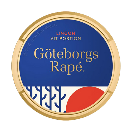 Göteborgs Rapé Lingon Vit Portion | Swedish Match