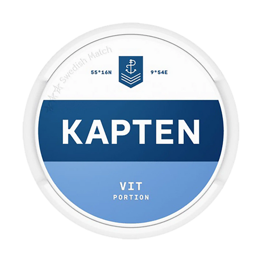 Kapten Vit Portion | Swedish Match