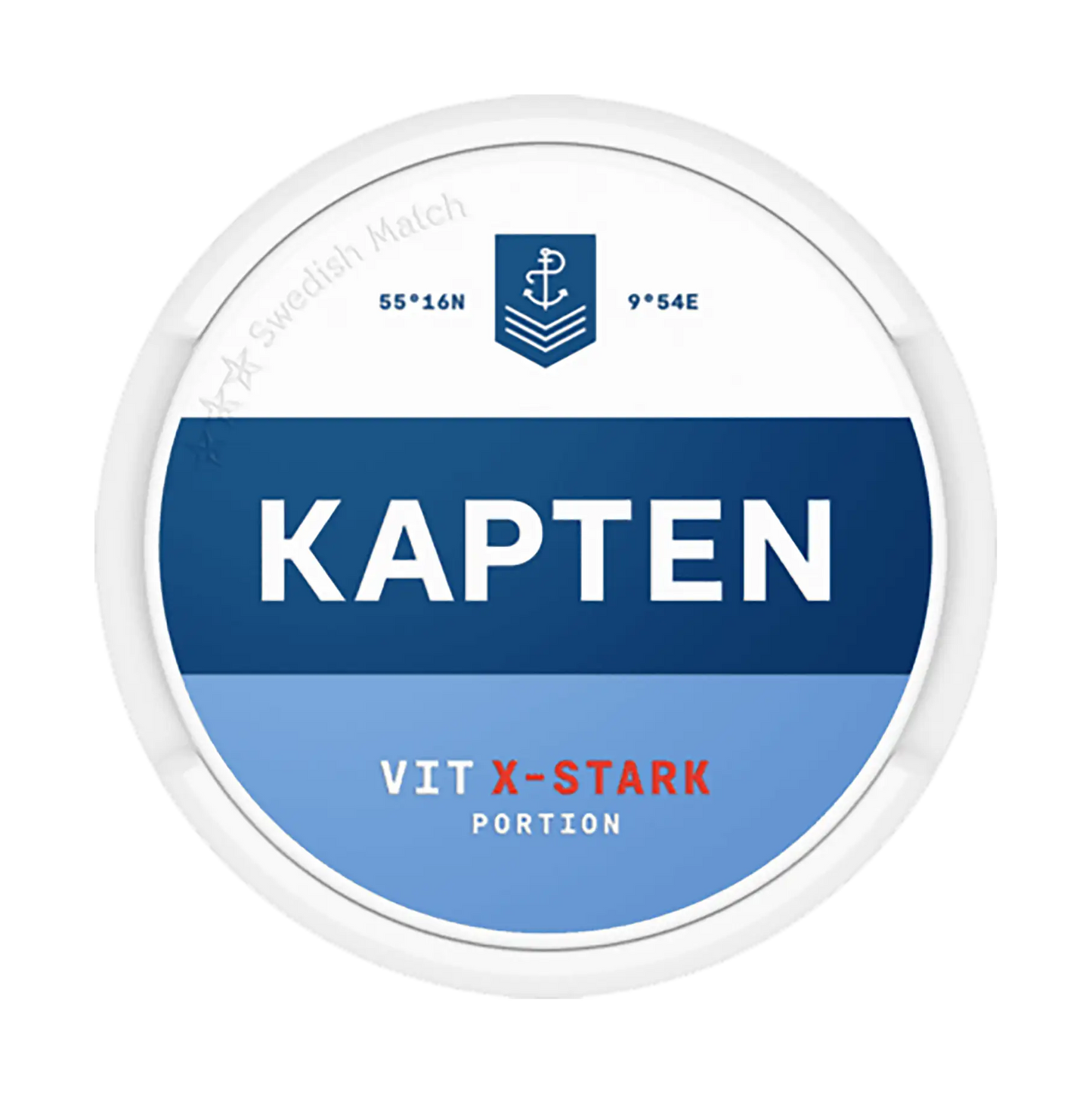 Kapten Vit X-Stark Portion | Swedish Match