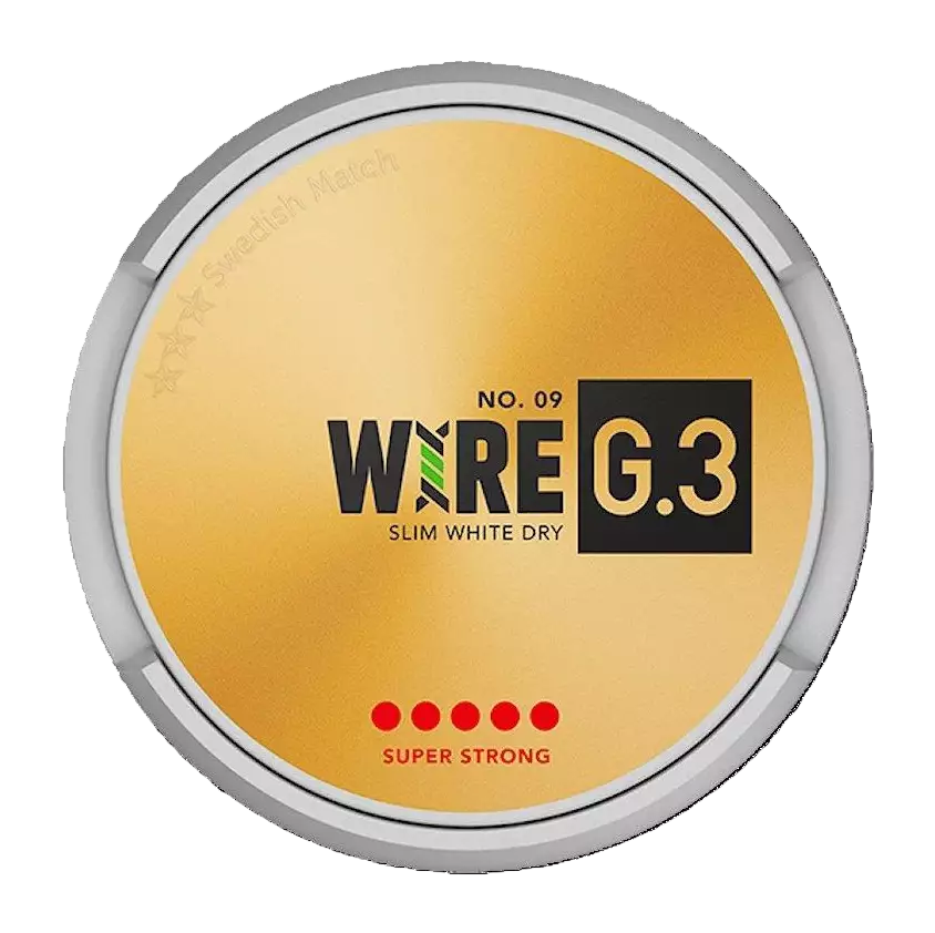 G.3 Wire No9, Slim White Dry - Super Strong - S5 | Swedish Match