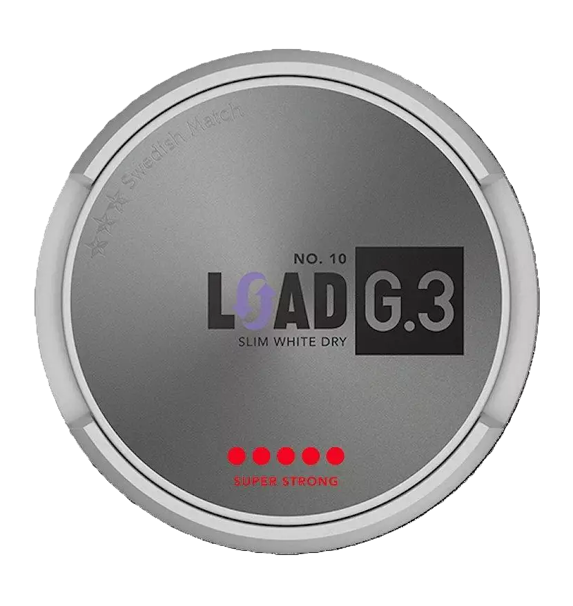 G.3 Load No10, Slim White Dry - Super Strong - S5 | Swedish Match