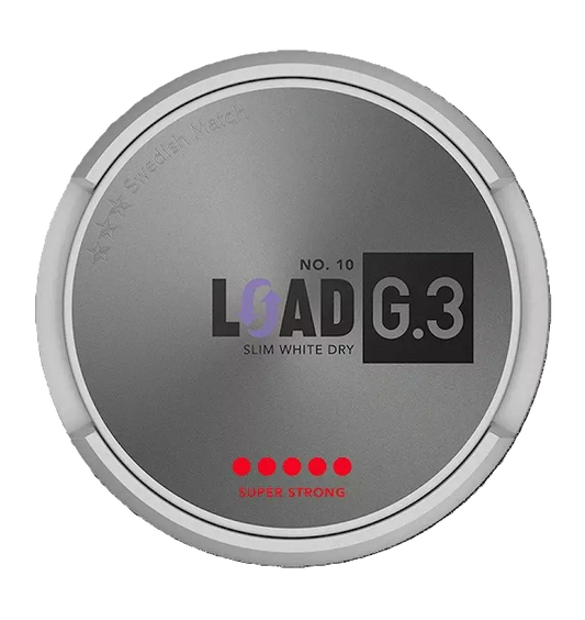 G.3 Load No10, Slim White Dry - Super Strong - S5 | Swedish Match