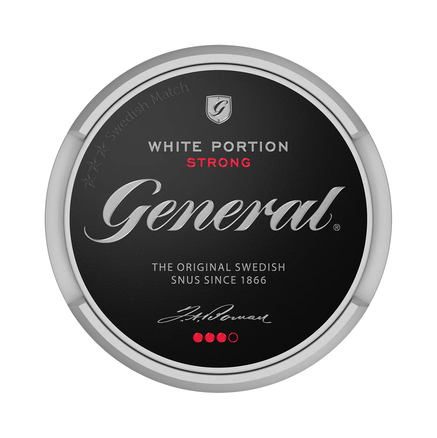 General White Portion Strong - Tobaksnus | Swedish Match