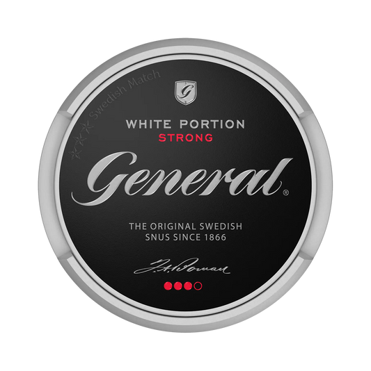 General White Portion Strong - Tobaksnus | Swedish Match
