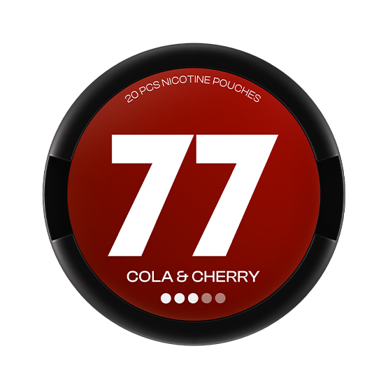77 Cola & Cherry Nicotine Pouches 10,4 mg - S3