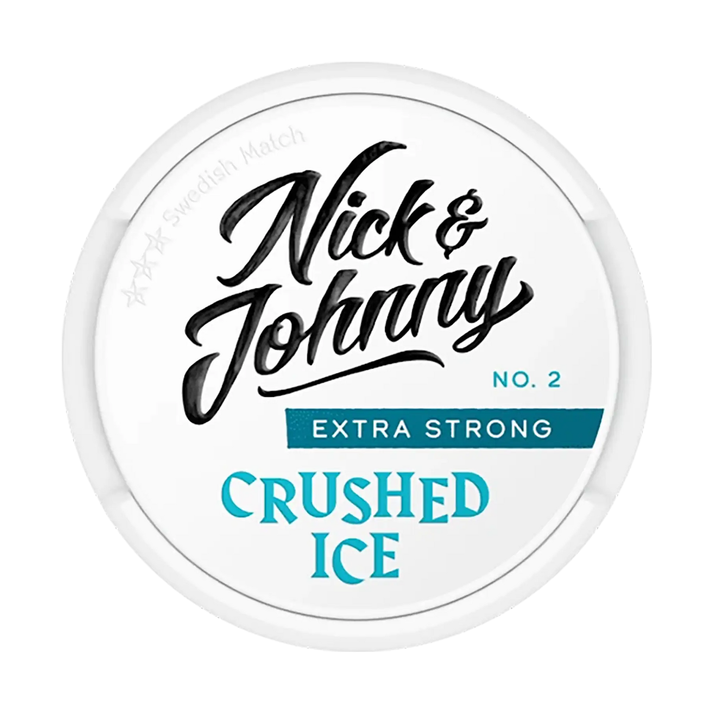 Nick & Johnny No2 Extra Strong Crushed Ice | Swedish Match