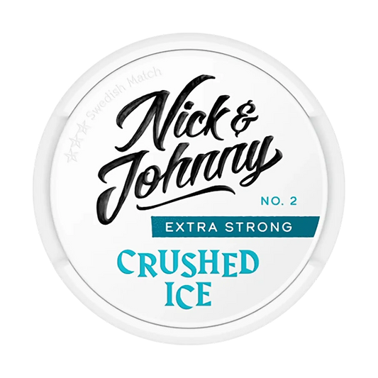 Nick & Johnny No2 Extra Strong Crushed Ice | Swedish Match