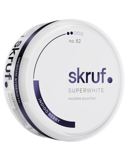 Skruf Superwhite no. 62 Indigo Berry Medium Strength