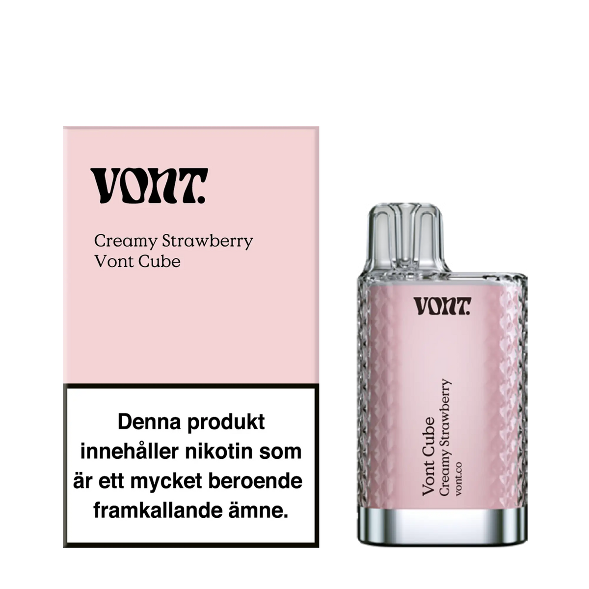 Vont Cube - Creamy Strawberry - 20mg Vape
