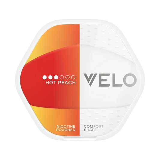 VELO Hot Peach Nicotine Pouches - Snus - S3