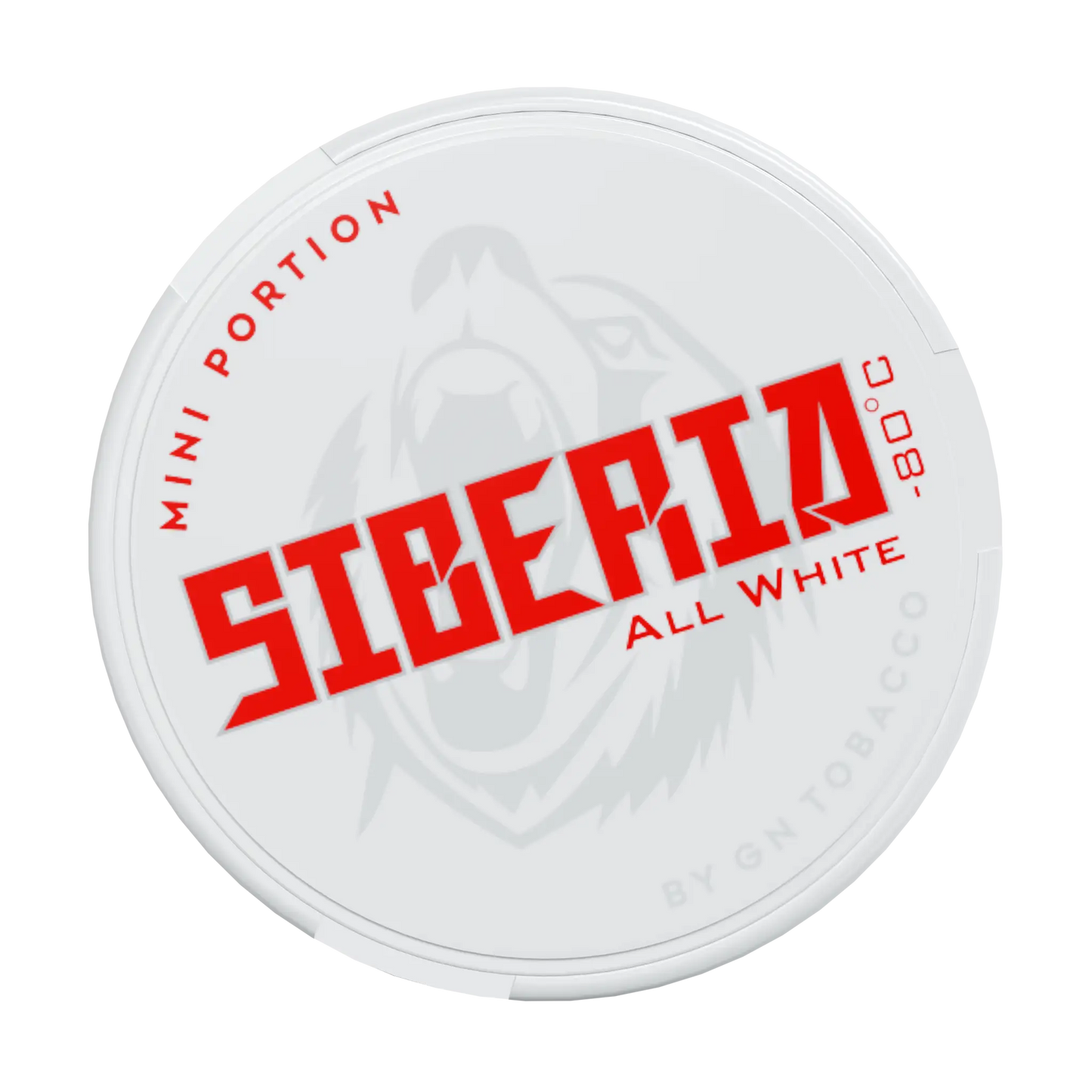 Siberia -80 Degrees All White Mini Portion | GN Tobacco