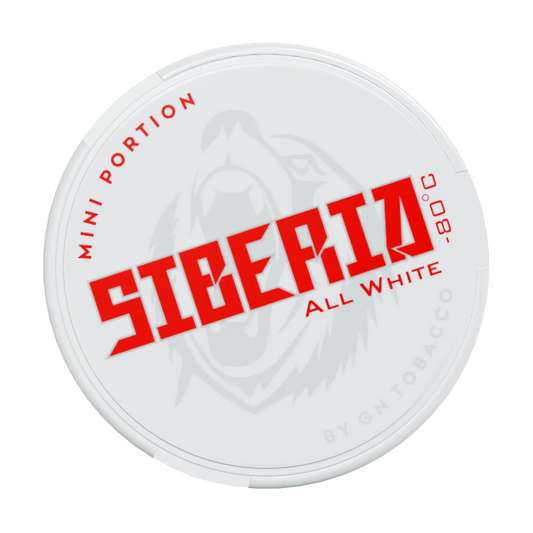 Siberia -80 Degrees All White Mini Portion | GN Tobacco