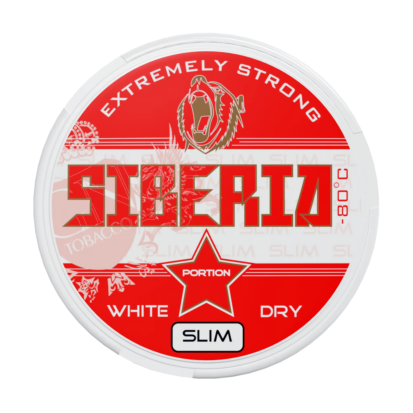 Siberia -80 Degrees Extremely Strong White Dry, Slim Portion | Tobaksnus