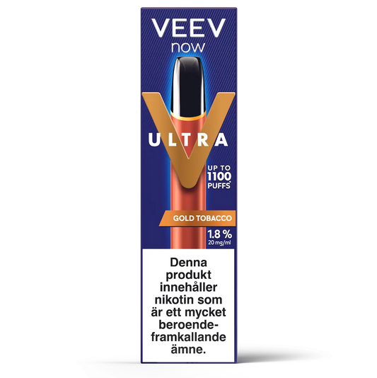 Veev - Now V Ultra Gold Tobacco - 20mg Vape