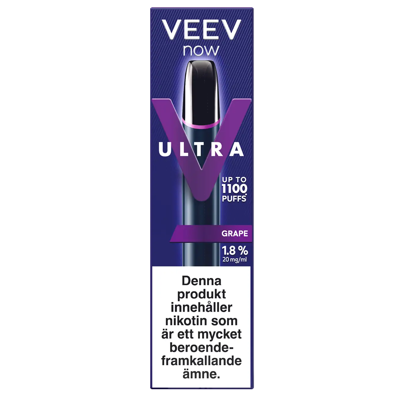 Veev - Now V Ultra Grape - 20mg Vape
