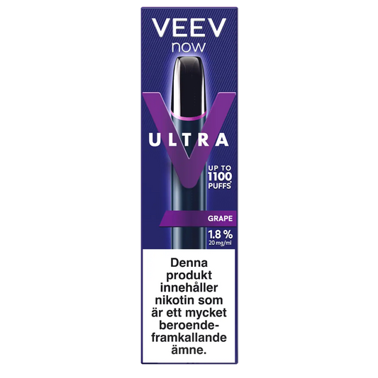Veev - Now V Ultra Grape - 20mg Vape
