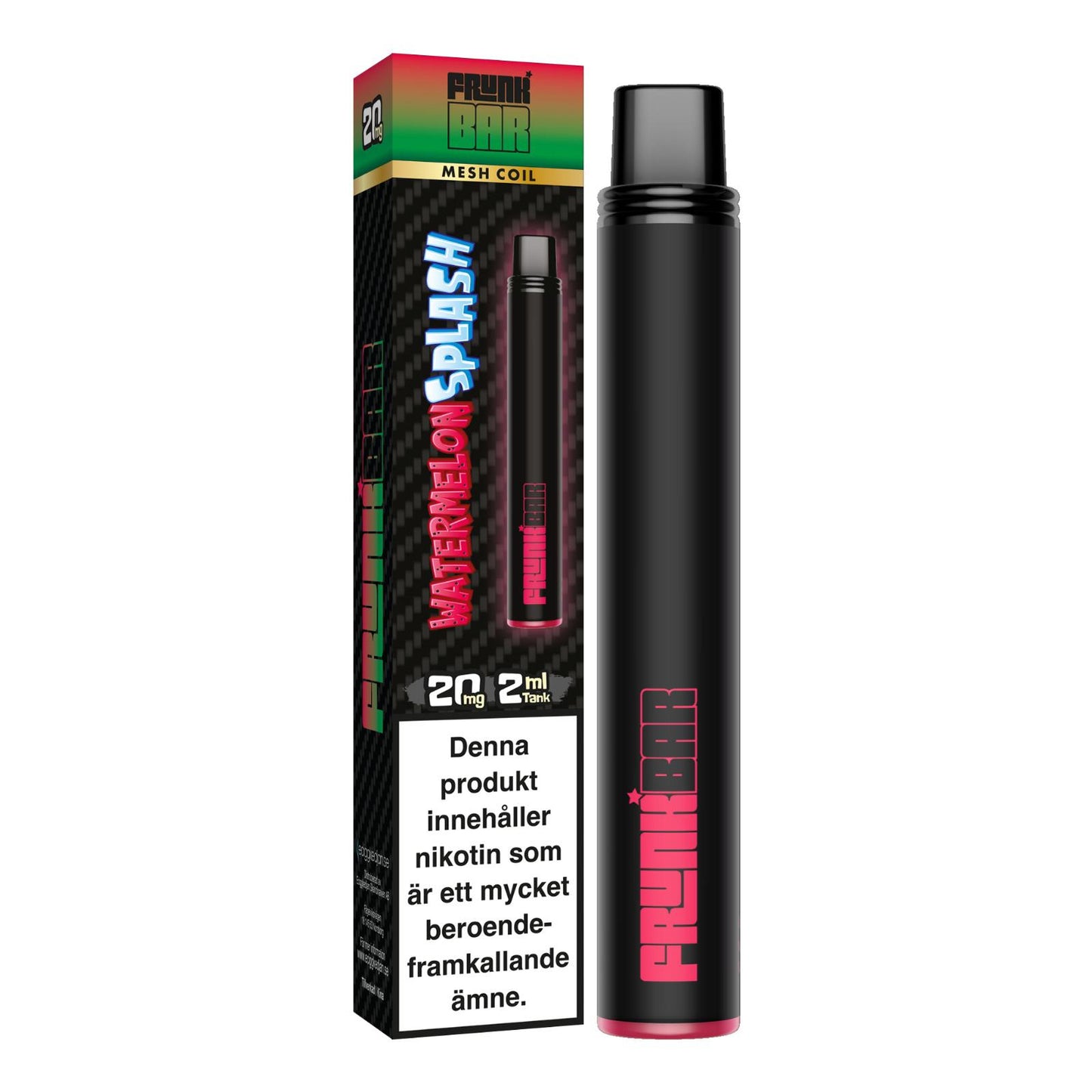 Frunk Bar, Mesh - Watermelon Splash - Engångs Vape 20mg