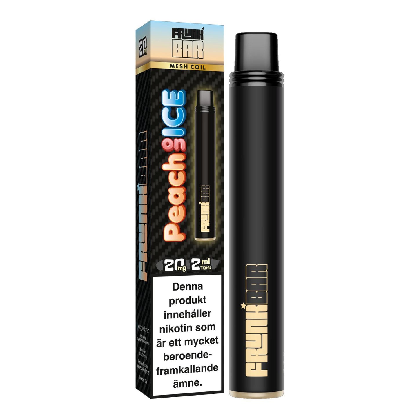 Frunk Bar, Mesh - Peach on Ice - Engångs Vape 20mg