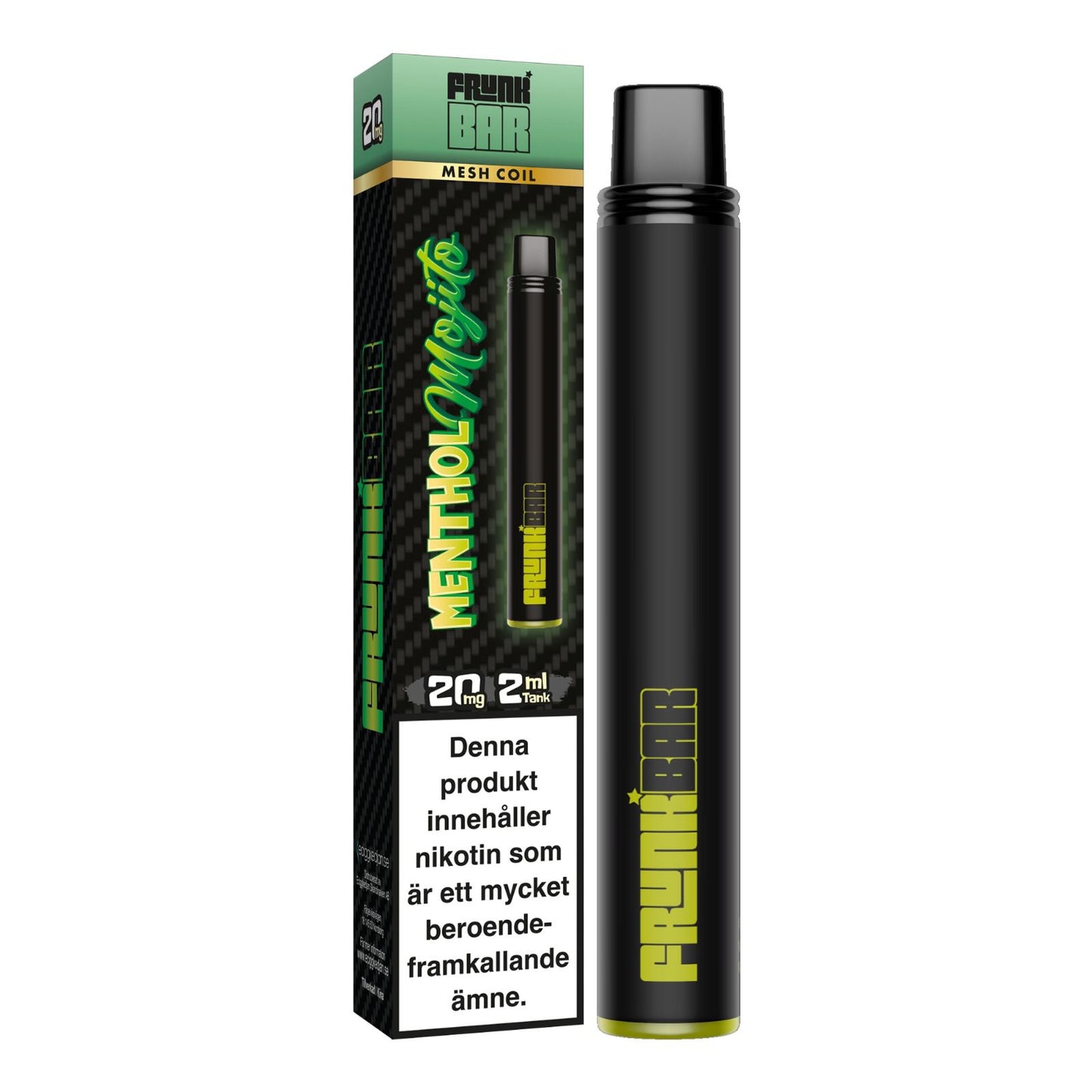 Frunk Bar, Mesh - Menthol Mojito - Engångs Vape 20mg