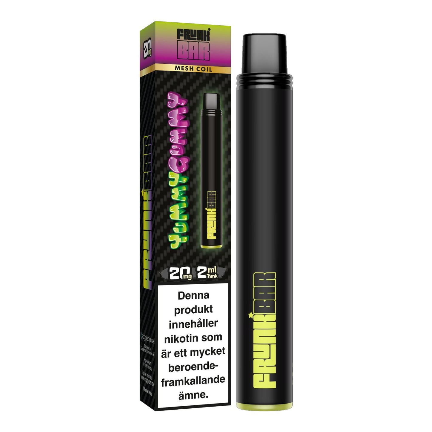 Frunk Bar, Mesh - Yummy Gummy - Engångs Vape 20mg