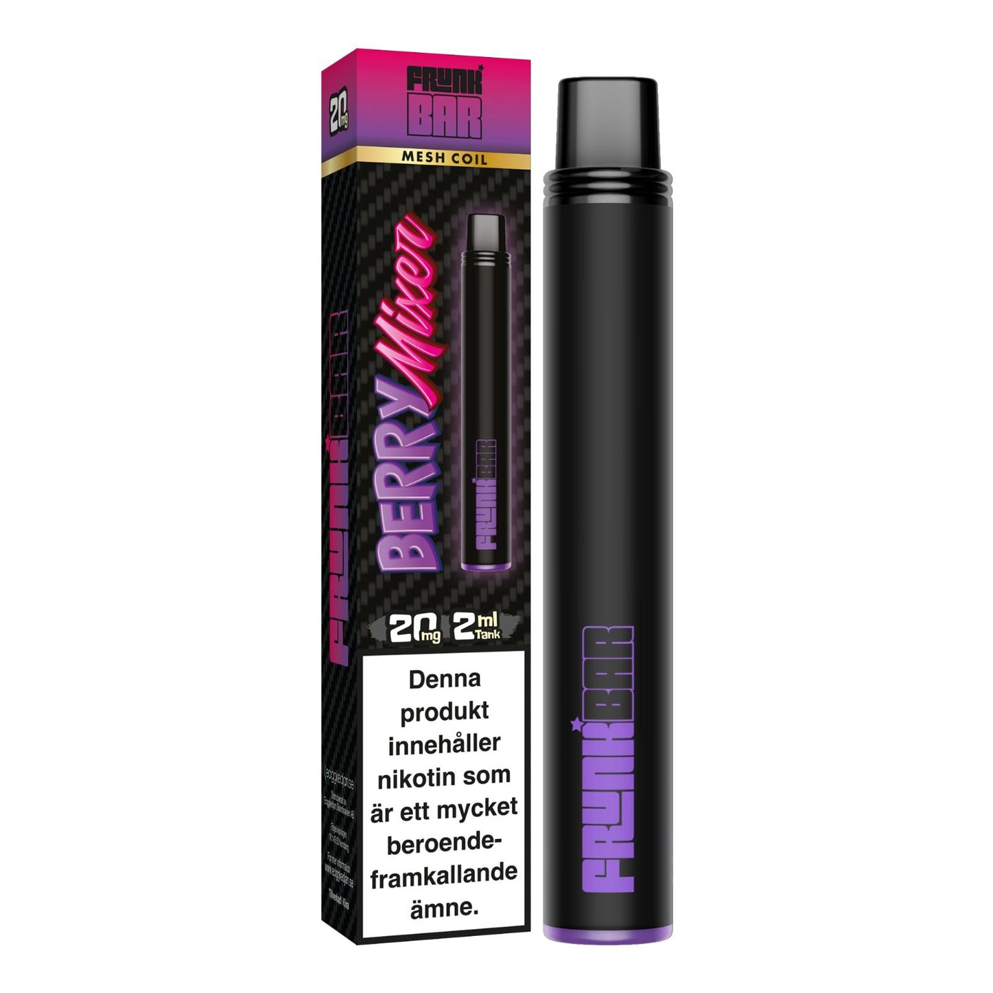 Frunk Bar, Mesh - Berry Mixer - Engångs Vape 20mg