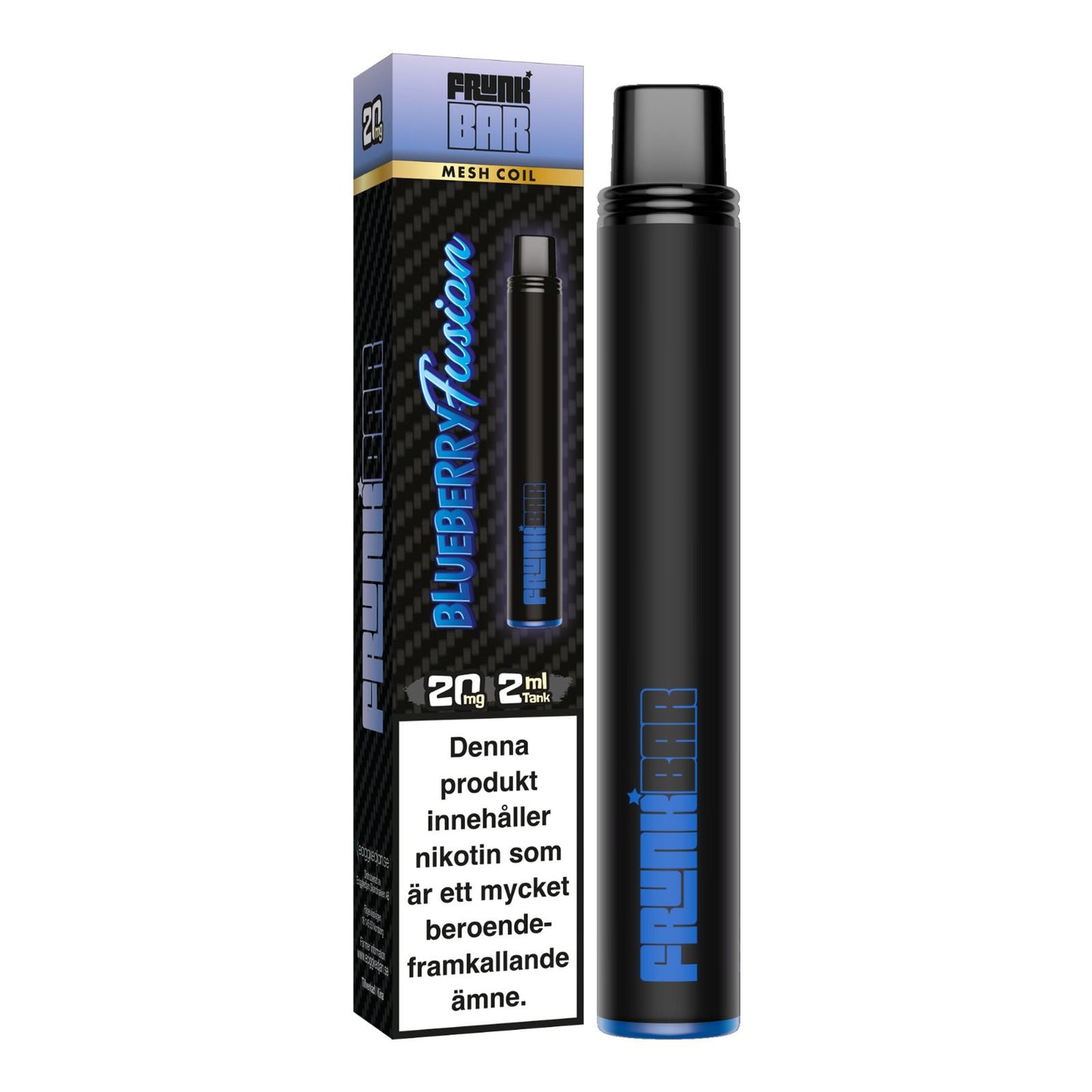 Frunk Bar, Mesh - Blueberry Fusion - Engångs Vape 20mg