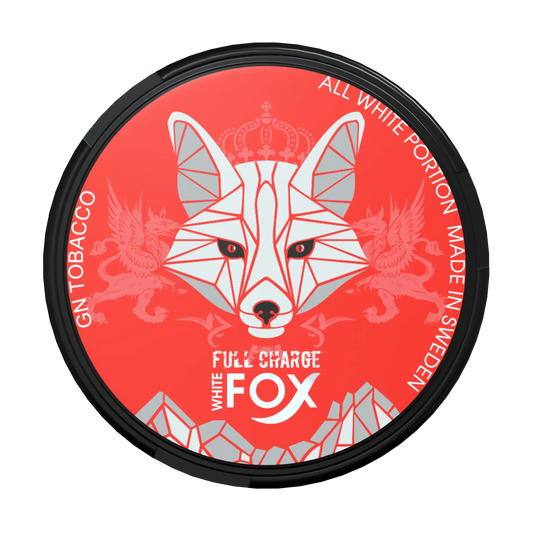 White Fox - Full Charge - All White Portion Snus | GN Tobacco