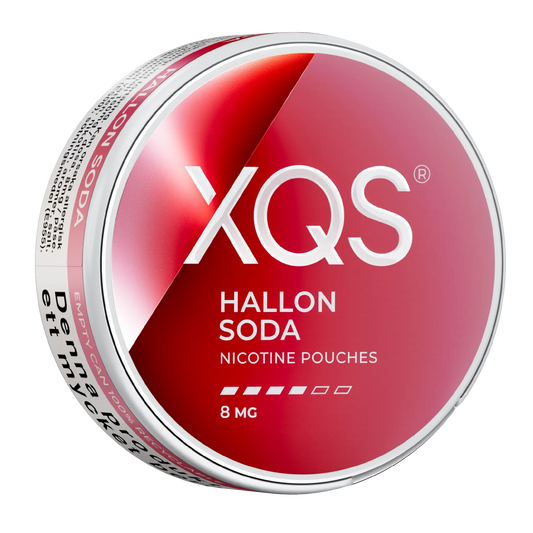 XQS Hallon Soda 8mg S4 | Snus Nicotine Pouches | Köp online