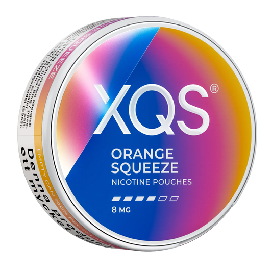 XQS Orange Squeeze 8mg S4 | Snus Nicotine Pouches | Köp online